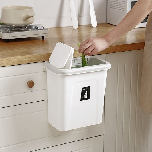 (mounted trash can)سلة المهملات المعلقة